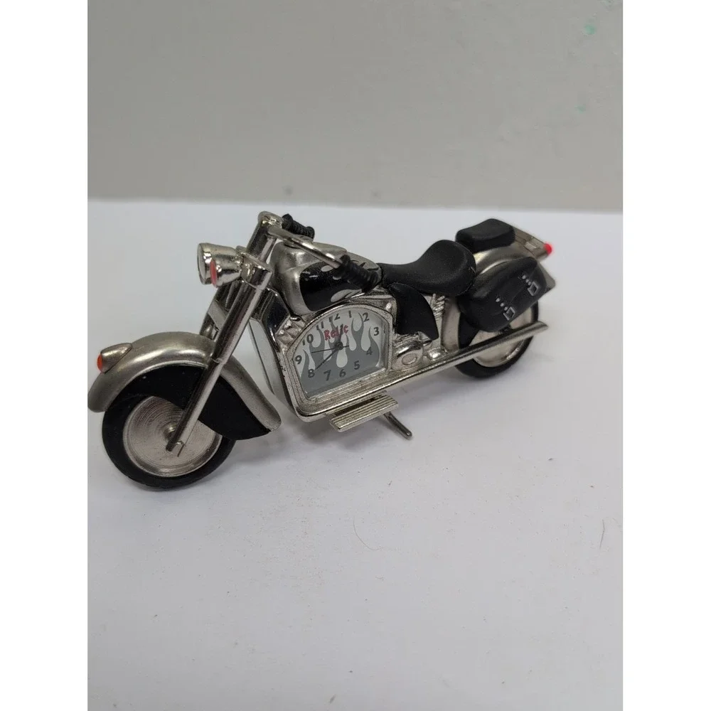 VINTAGE RELIC Limited Edition Motorcycle Biker Desk CLOCK 